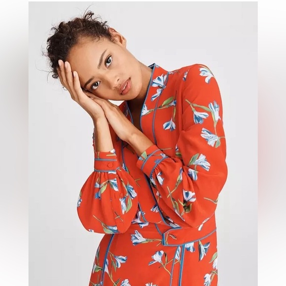 Rag& bone Hugo Floral-Print Jacket Dress - Picture 2 of 6